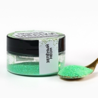 Пищевые блестки крупной фракции ярко зелёные, для капкейков, тортов и напитков, 5 г. Пищевые блестки крупной фракции ярко зелёные, для капкейков, тортов и напитков, 5 г.