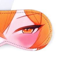 Маска для сна &laquo;Минами&raquo;, 19.3 х 9.5 см, цвет оранжевый