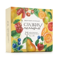 Подарочный набор косметики &laquo;Сладких моментов&raquo;, бомбочки для ванны 9 х 65 г, микс ароматов, BEAUTY FОХ