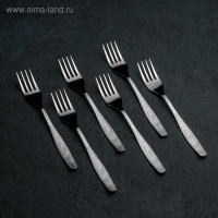 Вилка детская столовая &laquo;Непоседа&raquo;, длина 18 см, толщина 2 мм, цвет серебряный