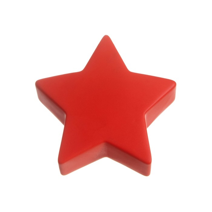 Ночник "Звезда" 2Вт LED красный 2,5х7х7см