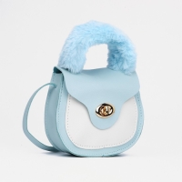 Сумка детская для девочки на застёжке, цвет голубой Сумка детская для девочки на застёжке, цвет голубой