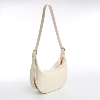 Сумка женская, багет, на молнии, цвет молочный Сумка женская, багет, на молнии, цвет молочный