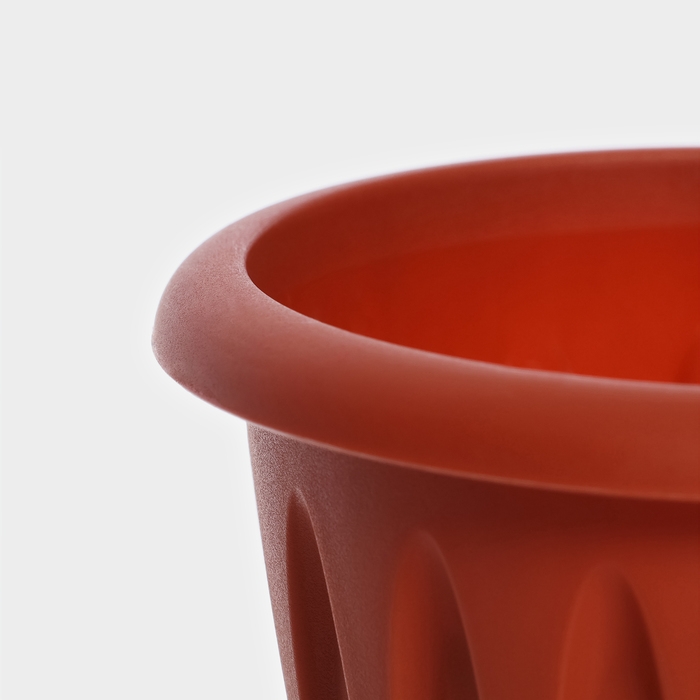 Горшок с поддоном &laquo;Фелиция&raquo;, 900 мл, цвет терракотовый