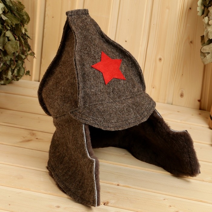 Набор банный Набор банный "Старший по бане" шапка, коврик, рукавица