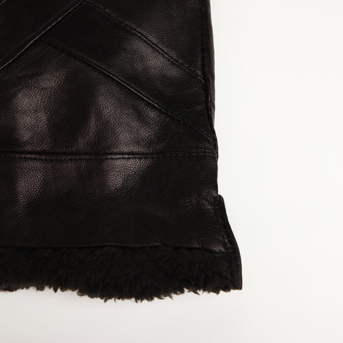 Перчатки женские, размер XL, с утеплителем, цвет чёрный Перчатки женские, размер XL, с утеплителем, цвет чёрный