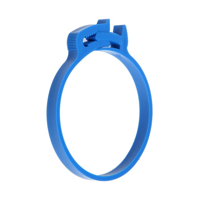 Хомут силовой пластиковый Хомут силовой пластиковый "СТРАЙК", диаметр 78-83 мм, многоразовый, Clip-Track, 4 шт.