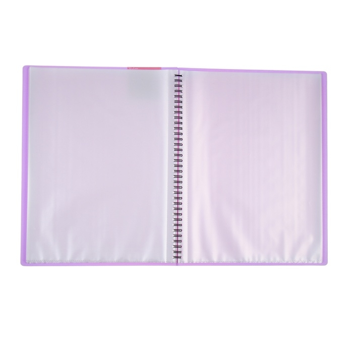 Папка 20 вкладышей на спирали, А4, 600 мкм, ErichKrause "Matt Manga", текстура "песок", микс