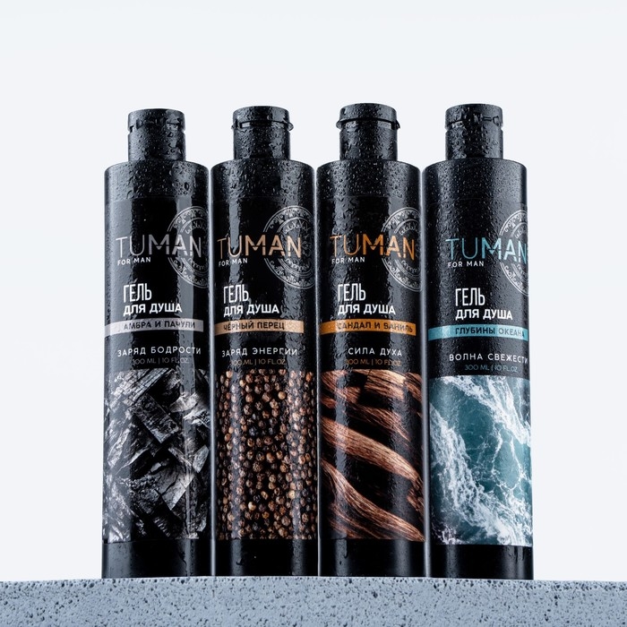 Гель для душа парфюмированный, заряд энергии, 300 мл, аромат чёрного перца, TUMAN by URAL LAB Гель для душа парфюмированный, заряд энергии, 300 мл, аромат чёрного перца, TUMAN by URAL LAB
