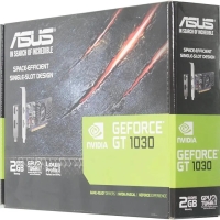 Видеокарта ASUS GEFORCE GT1030-2G-BRK, 2 Гб, 64bit, GDDR5, HDMI, DP