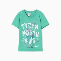 Футболка для мальчика, цвет зелёный, рост 116
