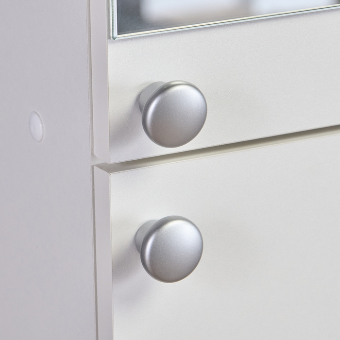 Пенал для ванной комнаты зеркальный, 36 х 36 х 195 см