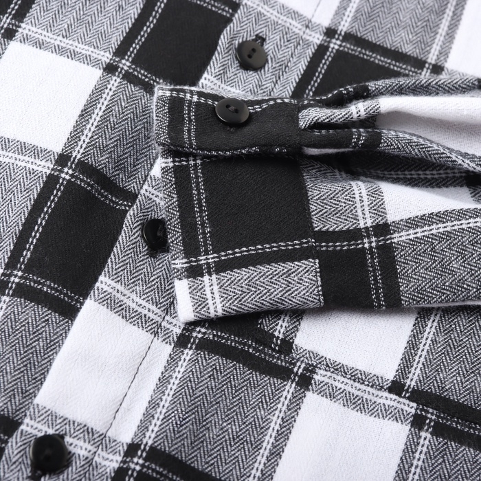 Рубашка для мальчика в клетку  KAFTAN, р. 34 (122-128 см)