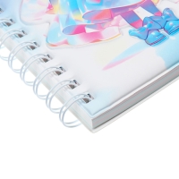 Записная книжка подарочная на гребне 80л,линия, цветной блок,облож.ПВХ 3D Аниме(17,7х13,7см) 10539 Записная книжка подарочная на гребне 80л,линия, цветной блок,облож.ПВХ 3D Аниме(17,7х13,7см) 10539
