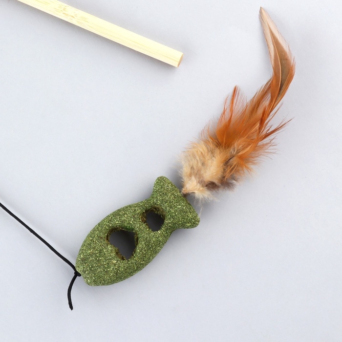 Дразнилка для кошки с кошачьей мятой &laquo;Рыбка&raquo;