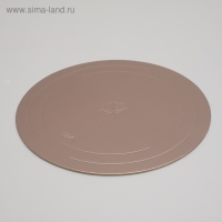 Подложка усиленная, золото - кофе, 30 см, 3,2 мм Подложка усиленная, золото - кофе, 30 см, 3,2 мм