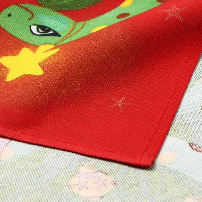 Новый год. Символ года. Змея. Полотенце Доляна "Ты звезда" 28х46 см, 100% хл, рогожка 164 г/м2