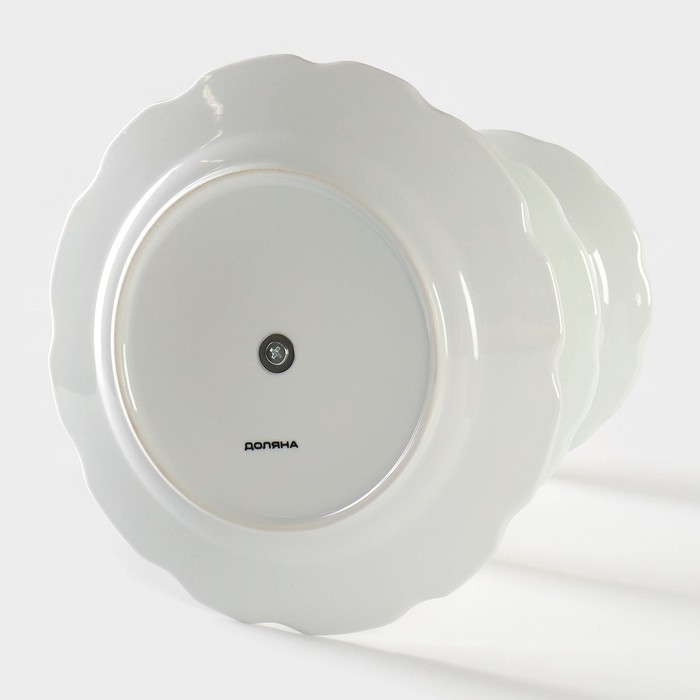 Блюдо 3-х ярусное Доляна &laquo;Хохлома&raquo;, 15/18/23 см