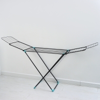 Сушилка для белья напольная, 220&times;50&times;90 см, 25 м, цвет черный