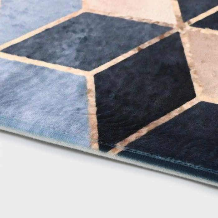 Коврик для ванной и туалета Доляна «Бурлеск», 40×60 см Коврик для ванной и туалета Доляна «Бурлеск», 40×60 см