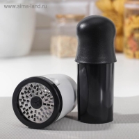 Тёрка кондитеркая для шоколада и сыра Доляна &laquo;Вкус&raquo;, 2 насадки, цвет белый, чёрный