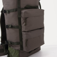 Рюкзак туристический, 80 л, отдел на молнии, 3 наружных кармана, Huntsman, цвет хаки Рюкзак туристический, 80 л, отдел на молнии, 3 наружных кармана, Huntsman, цвет хаки