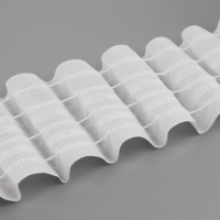 Шторная лента классическая, матовая, 6 см, 50 &plusmn; 1 м, цвет белый