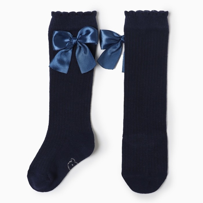 Гольфы Крошка Я &laquo;Бантик&raquo; 12-14 см, синий