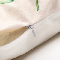 Наволочка декоративная Этель &laquo;Green leaf&raquo;, 40х40 см, 100 п/э, велюр