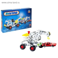 Конструктор металлический &laquo;Кран-эвакуатор&raquo;, 146 деталей