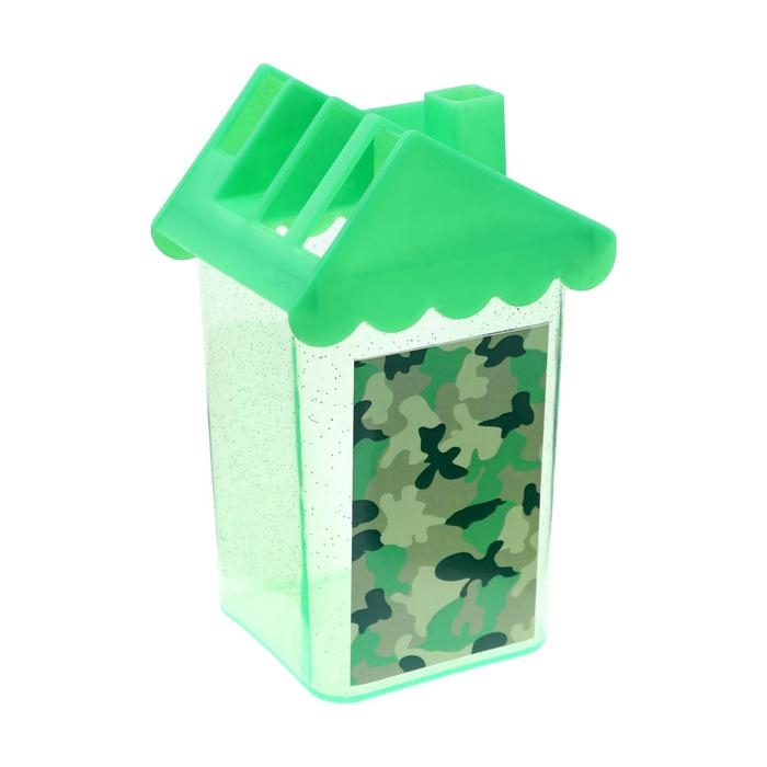 Набор настольный детский Набор настольный детский "Милитари" (подставка+2 карандаша+линейка+точилка+ластик+блокнот 8 листов+ножницы)