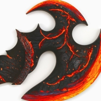 Деревянное оружие, детское сувенирное &laquo;Огненный&raquo;, топор шадоу, 10,3 х 19,7 см