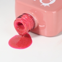 Гель лак для ногтей &laquo;NEON GLOW&raquo;, 3-х фазный, 10 мл, LED/UV, цвет розовый (17)