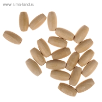 Бусины деревянные тубы овальные 20х10 мм (набор 20 шт) без покрытия Бусины деревянные тубы овальные 20х10 мм (набор 20 шт) без покрытия