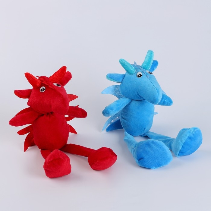 Мягкая игрушка «Дракон», 28 см, цвет МИКС Мягкая игрушка «Дракон», 28 см, цвет МИКС