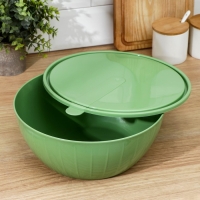 Салатник с крышкой «Fiesta», 5 л, цвет микс Салатник с крышкой «Fiesta», 5 л, цвет микс