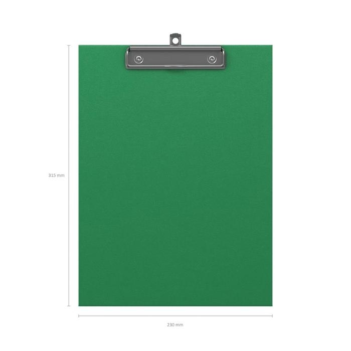 Планшет с зажимом А4, 2 мм, ErichKrause Standard, бумвинил, зеленый Планшет с зажимом А4, 2 мм, ErichKrause Standard, бумвинил, зеленый