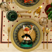 Набор столовый Этель &laquo;Нью-Дели&raquo;, скатерть 180х150 см, салф. 40х40 см-8шт, 100% хл