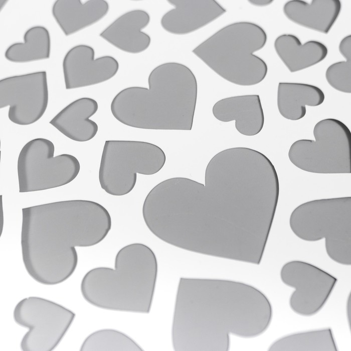 Трафарет пластиковый Трафарет пластиковый "Сердечки" 24х16 см