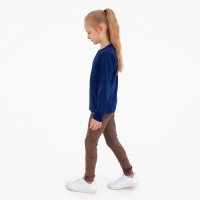 Лонгслив детский MINAKU: Basic line цвет темно-синий, рост 122 Лонгслив детский MINAKU: Basic line цвет темно-синий, рост 122