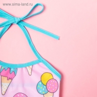 Купальник для девочки KAFTAN &laquo;Мороженки&raquo;, рост 110-116 см (32), цвет розовый
