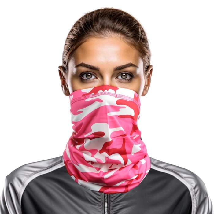 Ветрозащитная маска, размер универсальный, розовый хаки Ветрозащитная маска, размер универсальный, розовый хаки