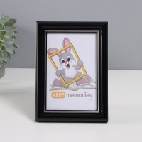 Фоторамка пластик "Пиксель" 10х15 см, чёрный Фоторамка пластик "Пиксель" 10х15 см, чёрный