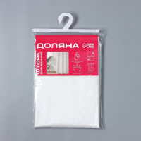 Штора для ванны Доляна &laquo;Горошек&raquo;, 180&times;180 см, EVA, цвет белый