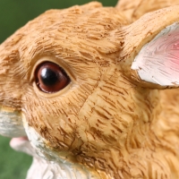 Садовая фигура "Зайка игрун" 14х7х11см /// МИКС Садовая фигура "Зайка игрун" 14х7х11см /// МИКС