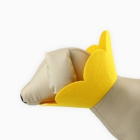 Ветеринарный защитный воротник для кошек и собак, желтый, размер S (обх. шеи 9-11 см) Ветеринарный защитный воротник для кошек и собак, желтый, размер S (обх. шеи 9-11 см)