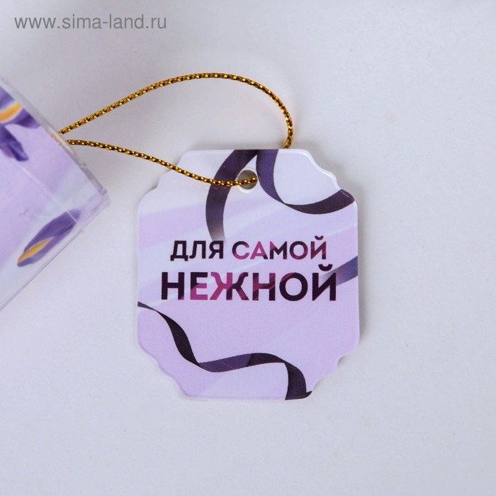 Ручка шариковая синяя паста в тубусе Ручка шариковая синяя паста в тубусе "Для самой нежной", пластик