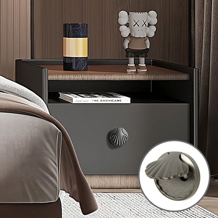 Ручка кнопка CAPPIO RK133 мебельная, цвет графит Ручка кнопка CAPPIO RK133 мебельная, цвет графит