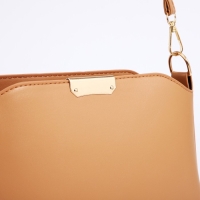 Сумка кросс-боди на молнии, цвет бежевый Сумка кросс-боди на молнии, цвет бежевый