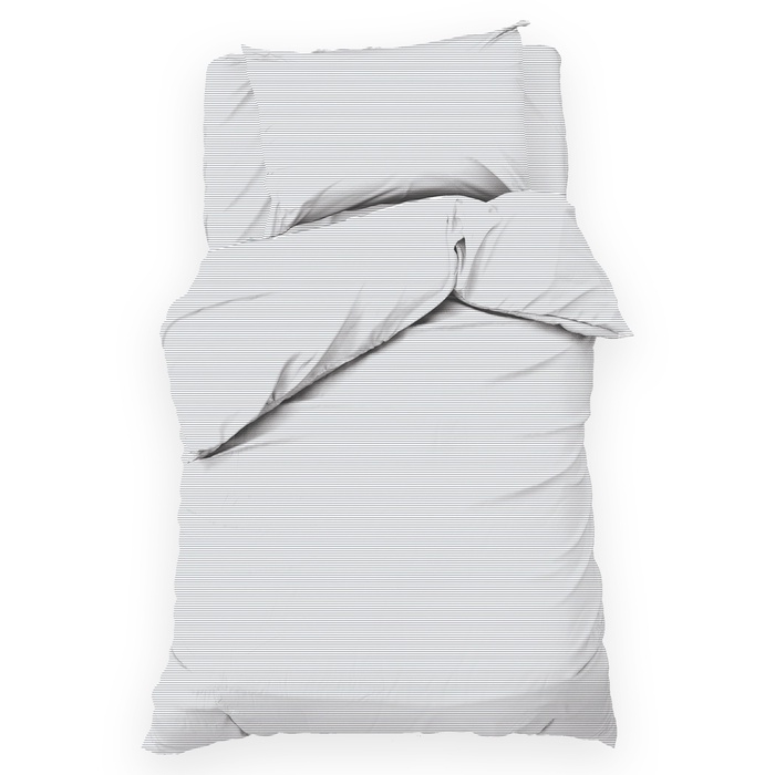 Постельное бельё Постельное бельё "Этель" 1,5 сп Полоса 143*215 см, 150*214 см, 50*70 см -1 шт, бязь 125 г/м2, хл 100%
